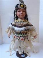 17"  Native Indian Doll