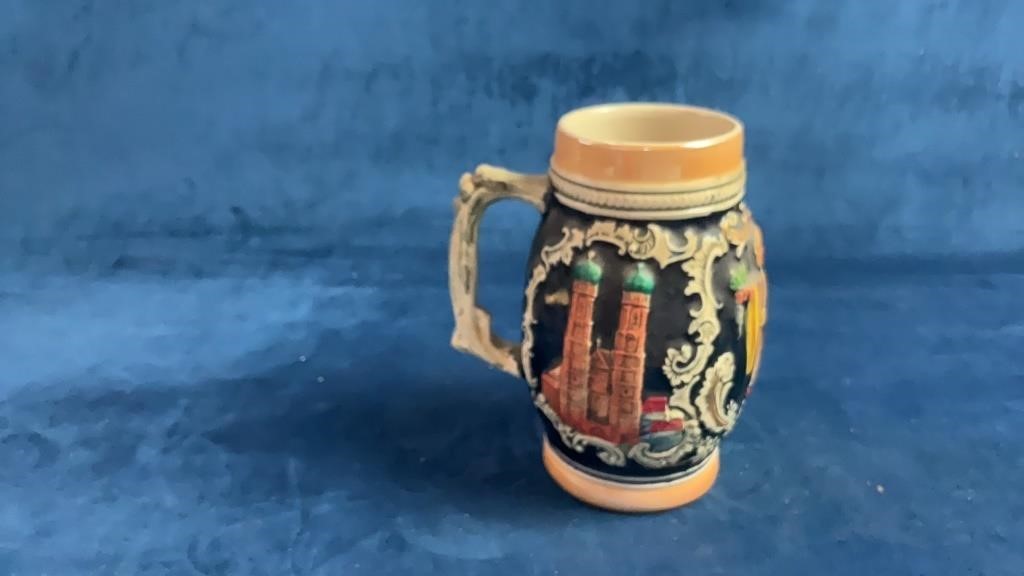 German hand painted stein