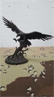 Cast Metal Eagle Statue