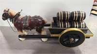 STAFFORDSHIRE CLYDESDALE & BEER WAGON - ENG