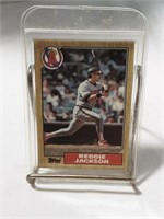 1986 Topps Reggie Jackson Baseball Card