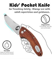 Kids Pocket Folding Knife with Safety Rounded