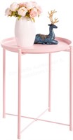 Pink Metal round table
