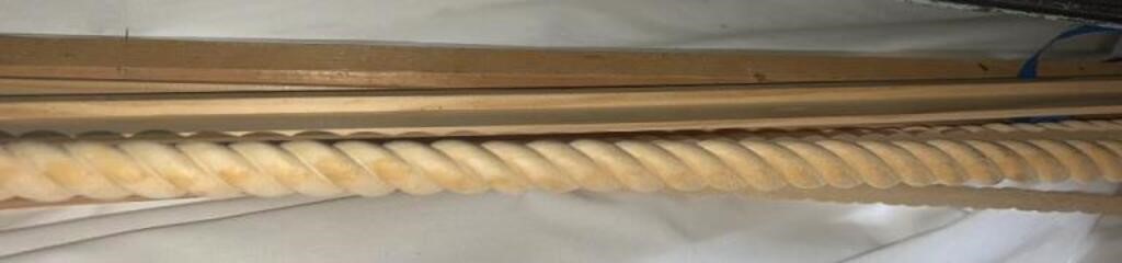 Wood Rope Molding & Trim 8" Pieces