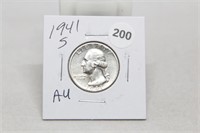 1941-s AU Washington Qtr