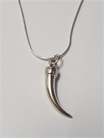$60 Silver 16" Necklace