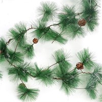 6.7ft Christmas Garland, Artificial Pine