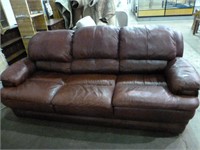 Leather Like Couch - 88" Long
