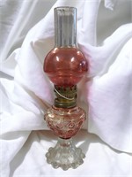 Vintage Glass Oil Lamp