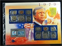 1979 United States Coin & Stamp Set