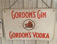 Vintage Gordon’s Gin Vodka Sign