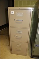 Hon 3 drawer file cabinet