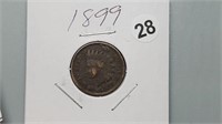 1899 Indian Head Cent rd1028