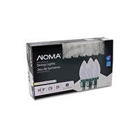 NOMA C9 LED Christmas Lights | 25 Pure White Bulbs