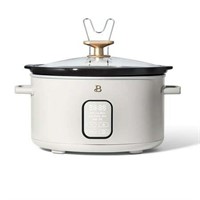 Beautiful 6 Qt Programmable Slow Cooker  White Ici