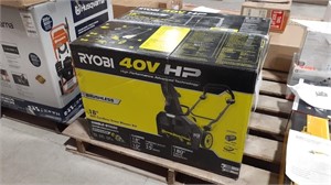 Ryobi 18" 40V Cordless Snow Blower Kit