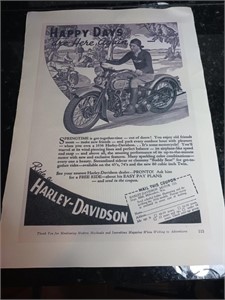Harley Davidson Canvas Decor
