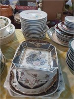 Decorative platters and plates