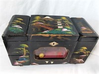 Vintage Lacquered Musical Jewelry Box