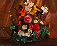"White Daisies", Still Life by Walter A. Bailey.