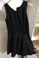 Antonio Melani, LBD Leather Blend Dress