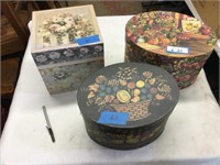 3 decorative nesting boxes