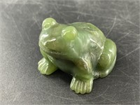 Jade frog, about 1 1/3"