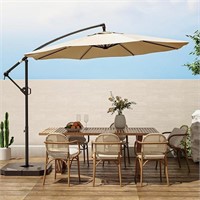 10ft Patio Umbrellas Offset Outdoor Umbrella