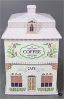 The Lenox Village Porcelain Coffee Canister