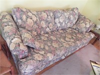 Floral Hide-a-Bed Couch