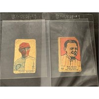 (2) Circa 1910 Baseball Strip Cards