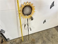 Metal Sunflower Garden Decor