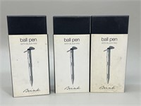 3 Brink Ballpoint Pens w/Fan