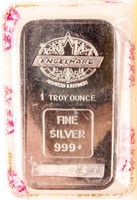 Coin Engelhard 1 Troy Ounce Silver Bar .999