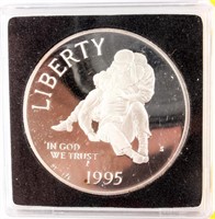 Coin 1995 U.S. Civil War Proof Silver Dollar