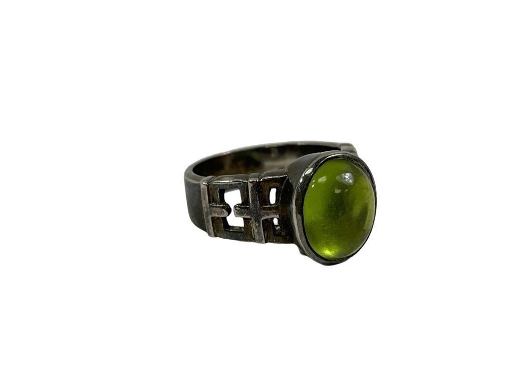 Lab Tourmaline .925 Silver Ring