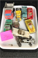 Vintage Tray Lot of Cars