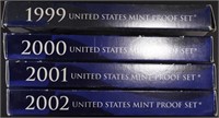 1999-2002 US PROOF SETS