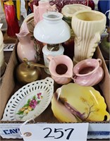 Misc Ceramics, Vases, Brass Bell, More