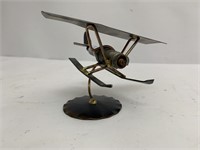 Handmade metal craft airplane