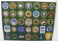 USA Philadelphia panel of police patches