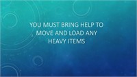 Bring Help for Heavy Items