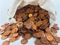 Unsearched Bag of Copper Lincoln Memorial Cents