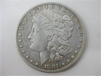 1881-O Silver Morgan Dollar - New Orleans Mint