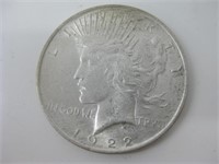 1922 Silver Peace Dollar - Philadelphia Mint