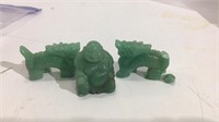 Three Jade Figurines M16B