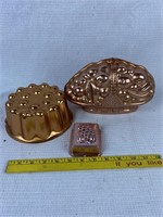 3pc copper molds