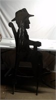 Grandpa In Rocking Chair Silhouette