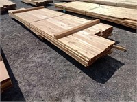 (600) LF Of Cedar Lumber Mixed Sizes