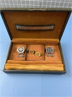 GOLD &SILVER FILLED MILITARY MEDALS & BOX